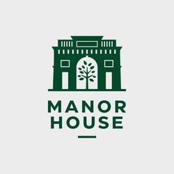 Manor House Logo - Green Vector Image