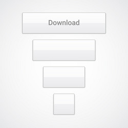 set of different size buttons vector image