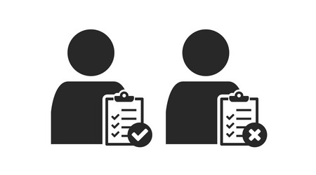 Pass Fail Checklist Vector Images (over 210)