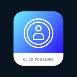 interface navigation user mobile app button vector image