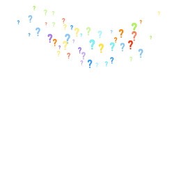 question marks quiz doubt survey faq public poll vector image
