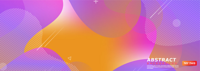 abstract colorful with dynamic liquid texture vector image