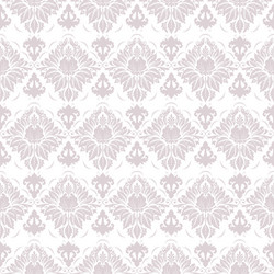 Elegant floral damask pattern vector