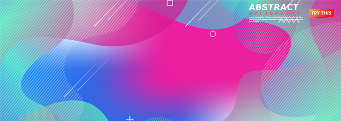 abstract colorful with dynamic liquid texture vector image