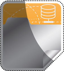 browser web interface vector image
