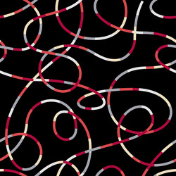 Dynamic Curl Pattern vector image