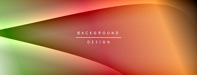 bright rainbow style color gradient with curve vector image