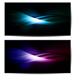 Dynamic Abstract Waves Background vector image