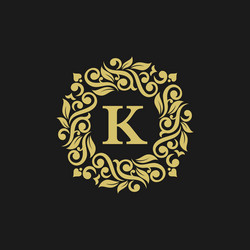 elegant luxury logo template Vector Image