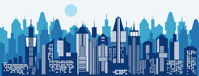 Cityscape Royalty Free Vector Image - VectorStock
