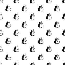 pear pattern simple style vector image
