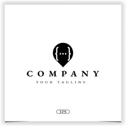 pin coding or programmer logo premium elegant vector image