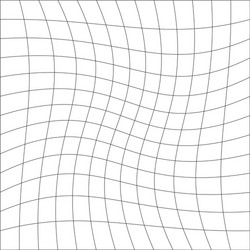 grid mesh lattice grating with distort deform vector image