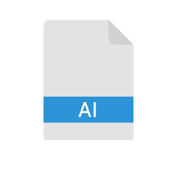 ai file format linear style sign for mobile vector