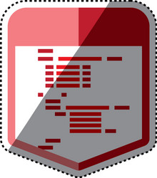 html programming code vector image