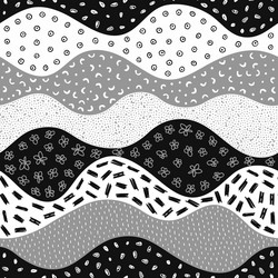 seamless pattern with abstract textured vector image