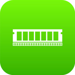 dvd ram module for the personal computer icon vector image