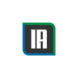 Initial letter logo ai template design Royalty Free Vector