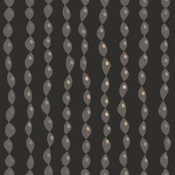 seamless pattern with strings of beads vector image