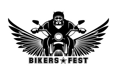 Motorcycle Logo Vector Image