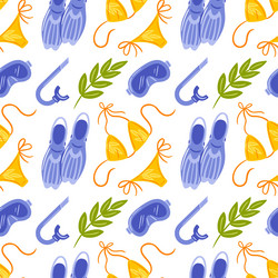 this seamless pattern showcases a fun array vector image
