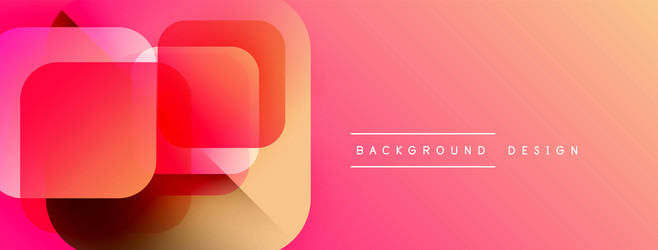 abstract gradient shapes overlap creating dynamic vector image