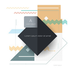 cool abstract geometric background blank simple vector image