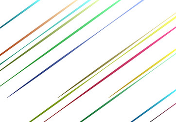 random colorful lines with gradient fill vector image