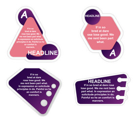 Responsive Web Icons Kit - UI Template vector image