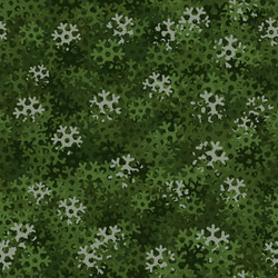 Multicolored Snowflake Pattern vector image