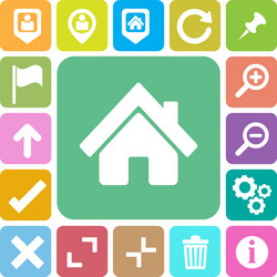 internet and computer icons set vector image