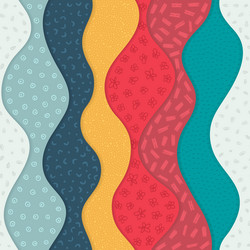 Seamless pattern with abstract textured vector