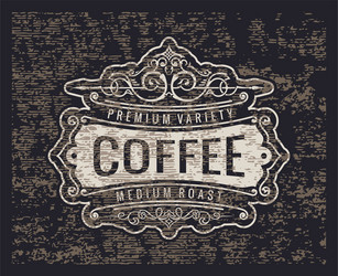 retro grunge logo icon and print Vector Image