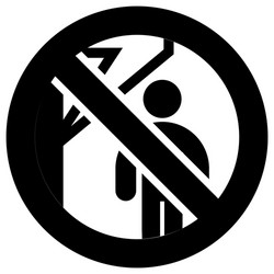 Forbidden tooth icon Royalty Free Vector Image