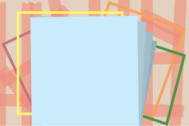 flat design empty esp template vector image