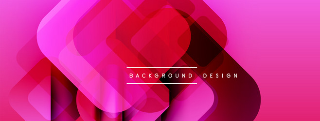 abstract geometric shapes overlap creating vector image