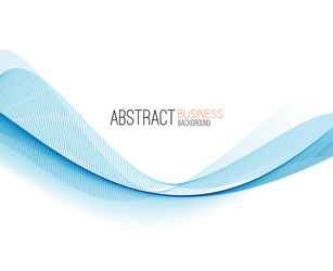 Abstract color wave design element vector