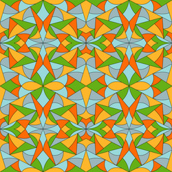 abstract geometric and curve colorful background vector image