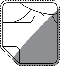 browser web interface vector image