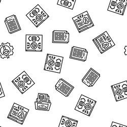 software engineer computer code seamless pattern vector image