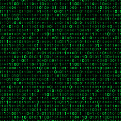 Binary code background vector