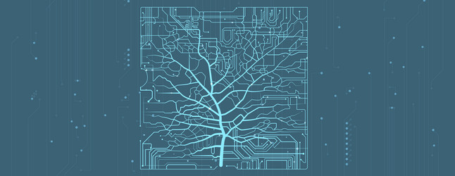 tree of innovation merging nature and circuit vector image
