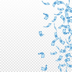 Falling Bitcoin Notes - Sparse vector image