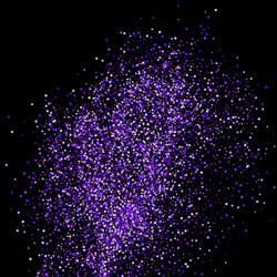 Purple explosion of confetti vector