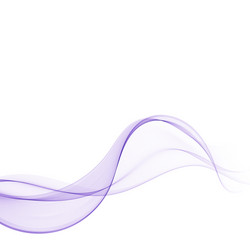 abstract smooth color wave curve flow blue vector image