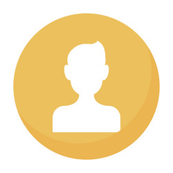button with user vector image