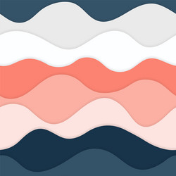 seamless pattern with colorful abstract waves vector image