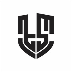 Ts logo monogram with wings arrow around design Vector Image