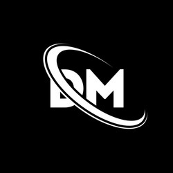 Dmd logo letter design Royalty Free Vector Image