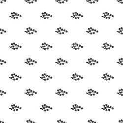 Sakura branch pattern simple style vector